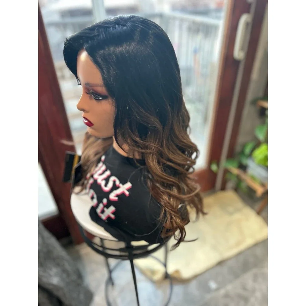 Belle Tress “Peerless 22” wig in color Cinnamon Ginger Balayage New - Picture 4 of 8